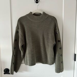 Mango buttons detail knit sweater